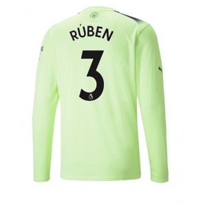 Manchester City Ruben Dias #3 Tredje Tröja 2022-23 Långa ärmar